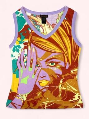 Deadstock Hayes Y2K graphic tank top